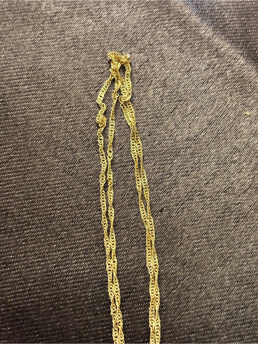 1.5mm Real 10k Solid Gold Twist Chain 22 in. - Picture 5 of 9